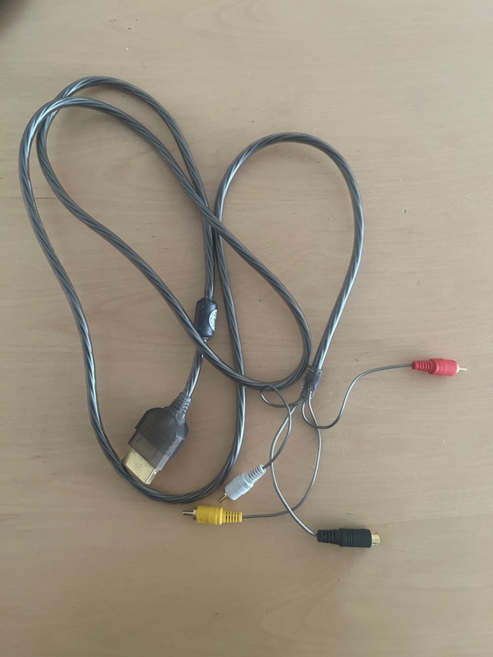 Composite AV with RCA Connectors - Black and Yellow